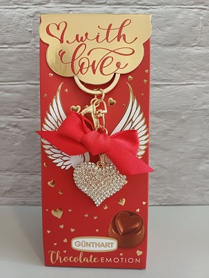 Tejcsokoládé praliné nugátkrémes töltelékkel