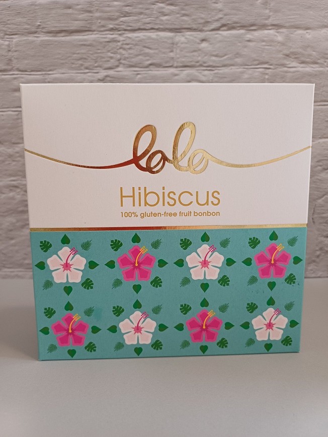 Hibiscus Lolo Fruit Bonbon /100% gyümölcsbonbon cukormentes tejcsokoládé bevonattal