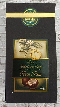 Birs pálinkás folyékony töltelékű bonbon