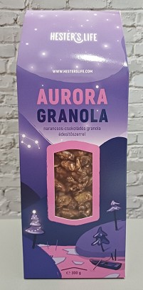Narancsos–csokoládés granola édesítőszerrel